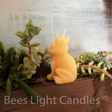 Frog Prince Beeswax Candle - Bees Light Candles