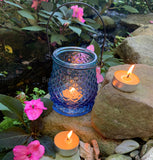 Glass Lantern Holder - Bees Light Candles