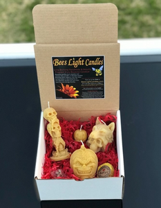 Halloween Candle Gift Box - Bees Light Candles