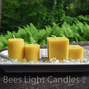 Honeycomb Candle Set - Bees Light Candles