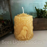 Hope Crow Beeswax Candle - Bees Light Candles