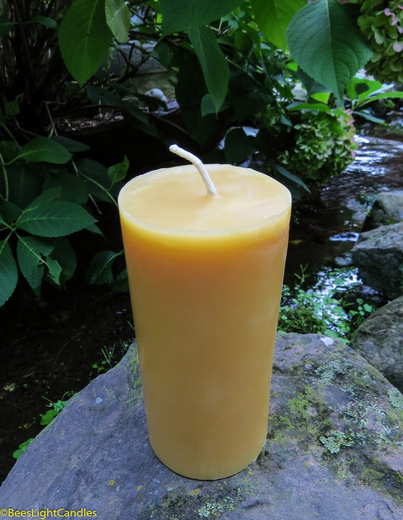 Large Pillar Candle - Bees Light Candles