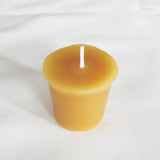 All Natural Beeswax Votive 15 Pack - Bees Light Candles