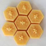 1oz Natural Beeswax Blocks Apiary Grade A Handpoured USA - Bees Light Candles
