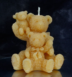 Teddy Bear Family - Bees Light Candles