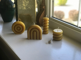 Modern Donut Beeswax Candle Gift Box - Bees Light Candles