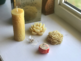 Floral Beeswax Candle Gift Box - Bees Light Candles