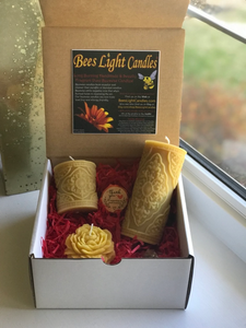 French Country Candle Gift Box - Bees Light Candles
