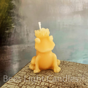Frog Prince Beeswax Candle - Bees Light Candles