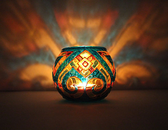 Egyptian Style Candle Holder - Bees Light Candles