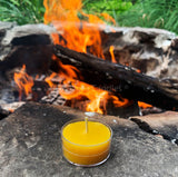 Unscented Beeswax Tealight Candles - Bees Light Candles