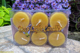 Scented Tealight Beeswax Candles with 100% Natural Beeswax Handmade USA - Bees Light Candles